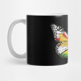 Zimbabwean Flag  Butterfly - Gift for Zimbabwean From Zimbabwe Mug